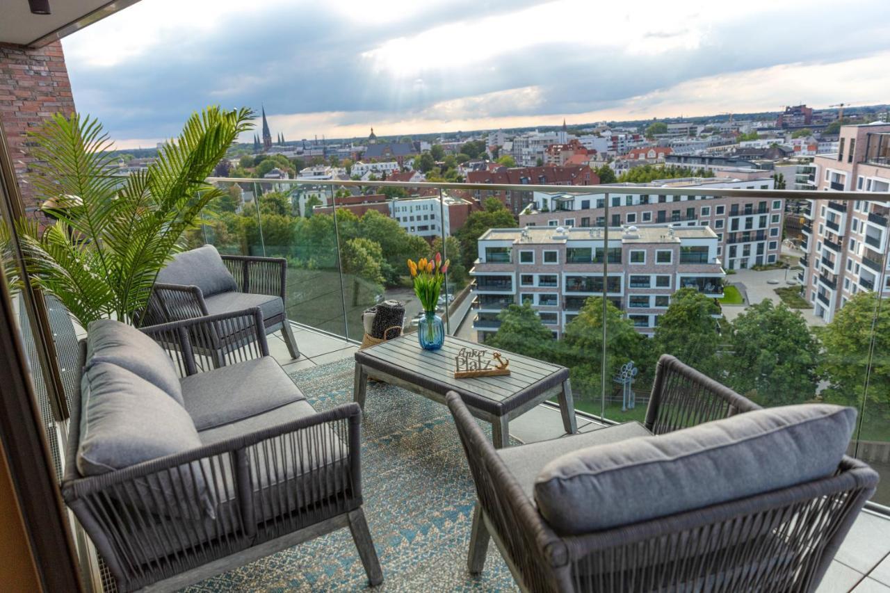 Cabana - Theview - Terrasse - Waterfront - Kostenloser Parkplatz - Wifi Oldenburg Luaran gambar